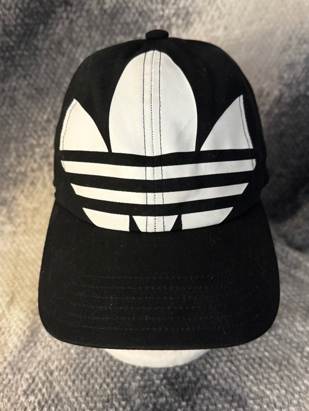 Adidas Originals Cap Relaxed Big Trefoil Adjustable Slide Strapback Black